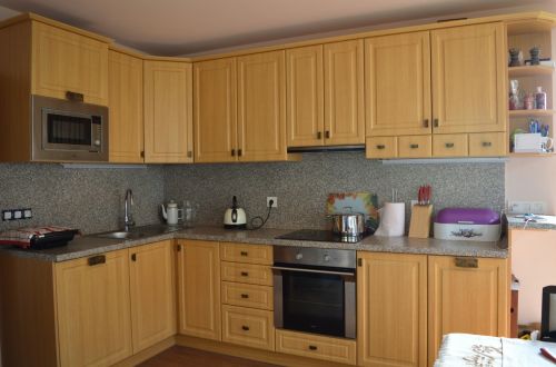 Kuchyň dub světlý + granit